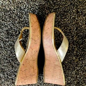 Sam&Libby Gold Lightly Worn High Sandsls